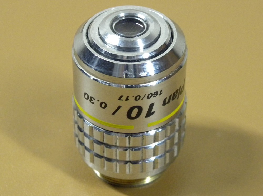 Nikon Microscope Objective Plan 10 / 0.30 / 160mm / .017 for Labophot
