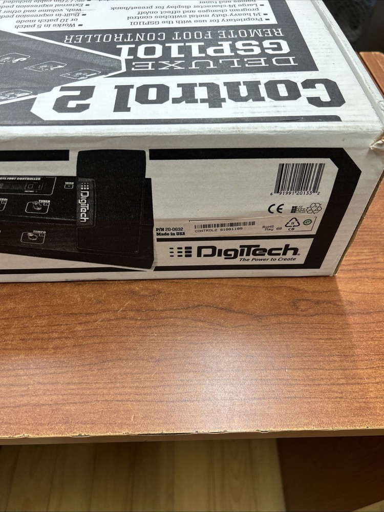 Digitech Control 2 Deluxe GSP1101 Remote Foot Controller - New Open Box