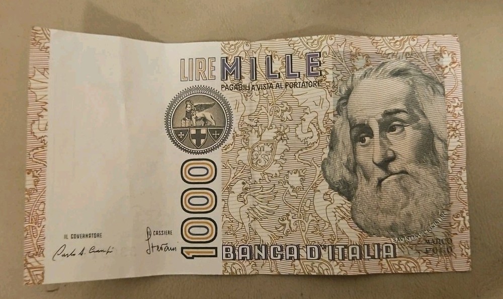 Italy 1000 Lire Note