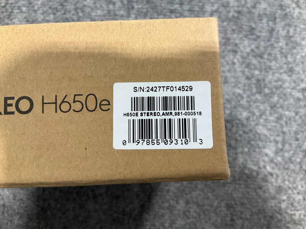 Logitech H650e USB Headset 981-000518 ❤️✅❤️️✅ NEW! OPEN BOX! ❤️✅❤️️✅