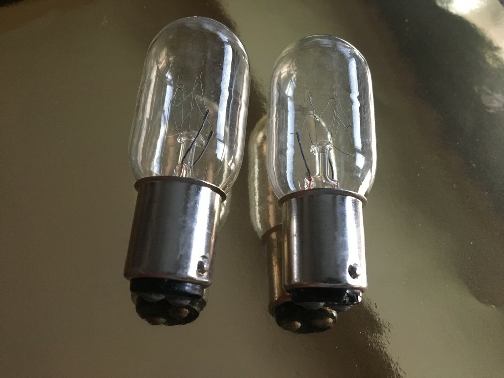 2 Viking Sewing Machine 6000 Series Light Bulb Medium Glass