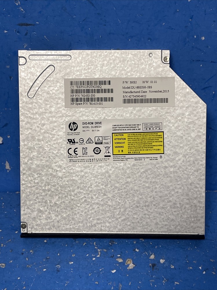 HP Internal SATA DVD/CD ROM Drive DU-8RESH
