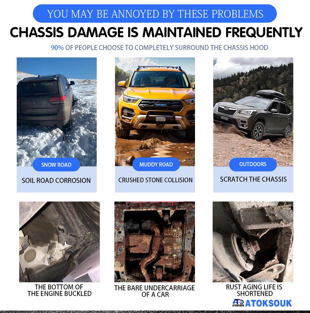 Thick Engine Splash Shield For Toyota RAV4 2009-2012 Front Engine Guard Hard