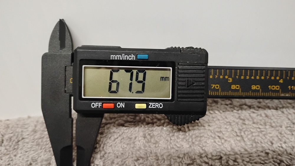 2 Fine Source Carbon Fiber Composite Digital Caliper 150 mm 6". (00)