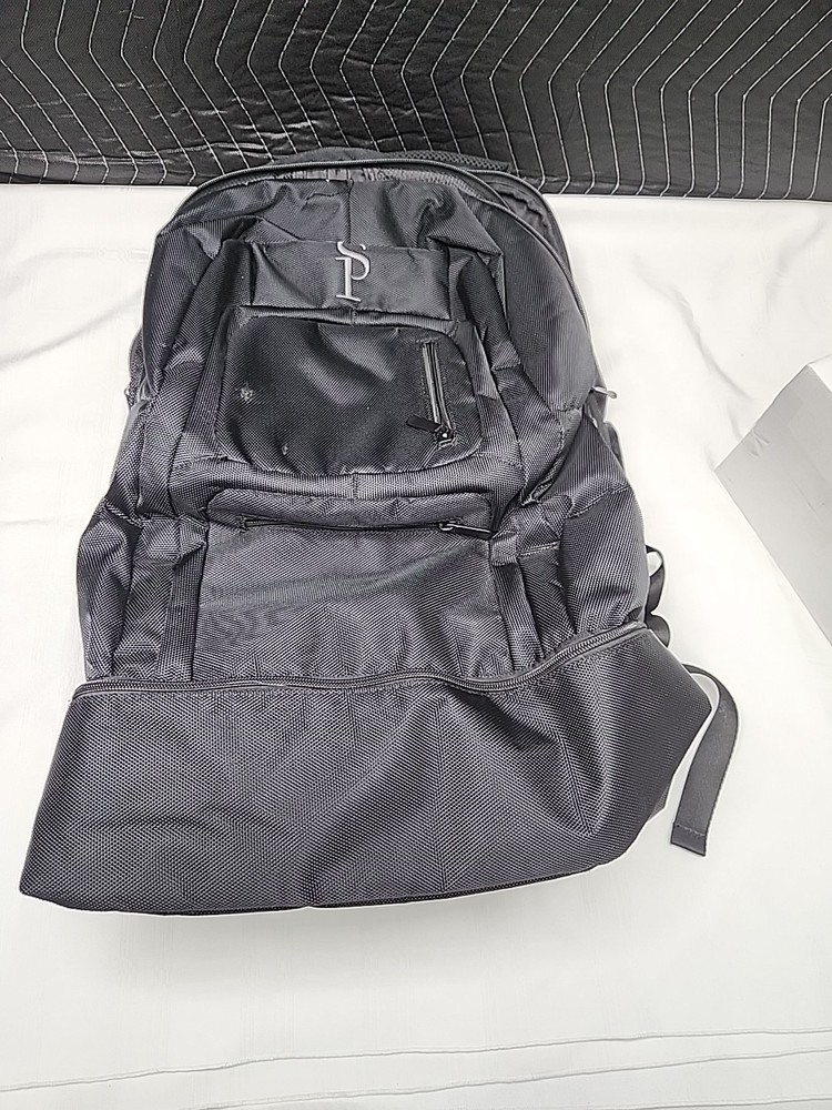 SP Black Backpack /lots Of Space