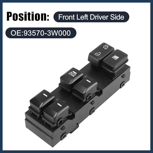 Power Window Switch, Front Left Driver Side Window Control Switch for Kia