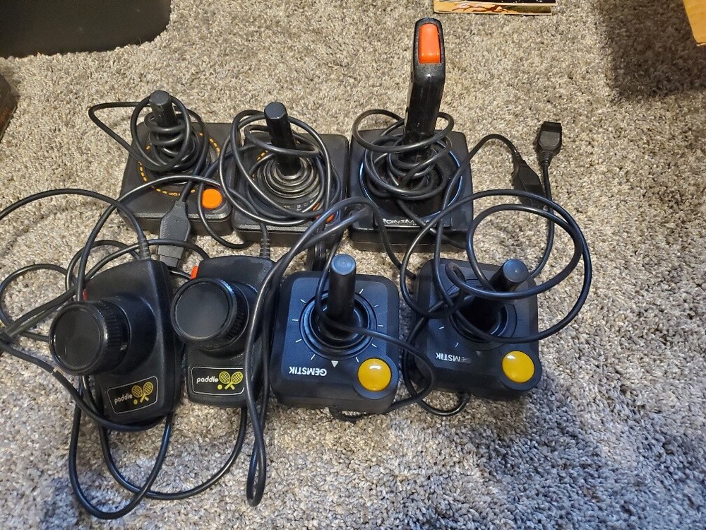 Vintage Atari CX-2600A Video Game System, Controllers, Games, Manuals & Game Sto