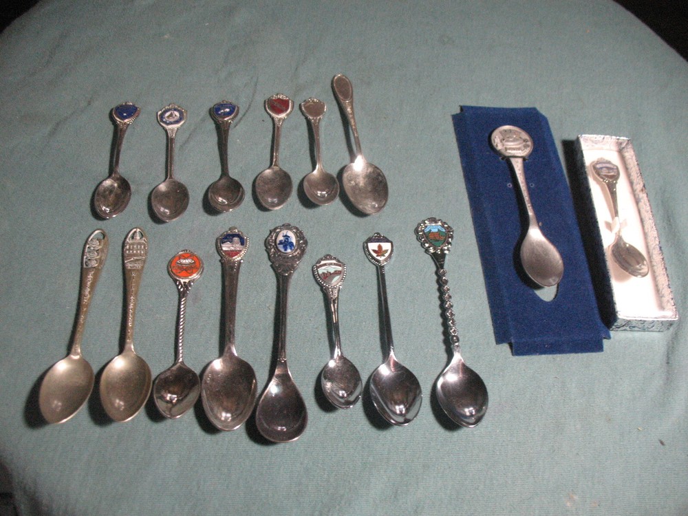 souvenir spoons lot