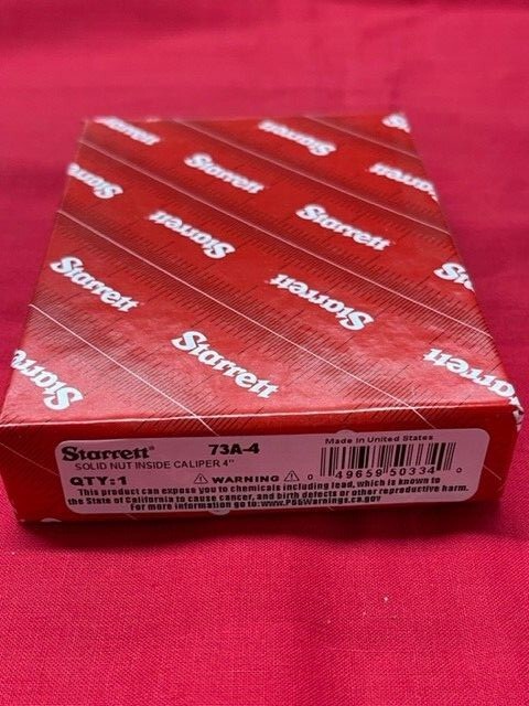 Starrett 73A-4 Yankee Spring-Type Inside Caliper, 4" Size, Solid Nut IN STOCK