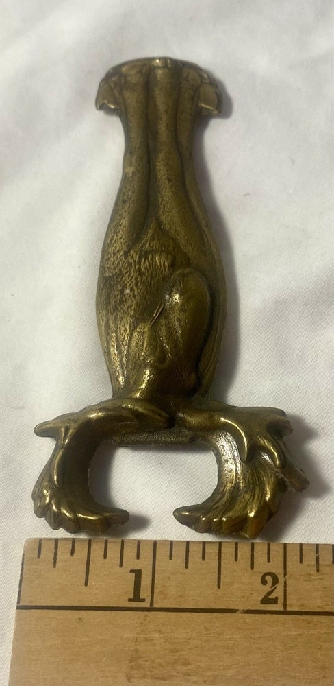 3-D Moose Shaped Hand Held Brass Bottle Opener