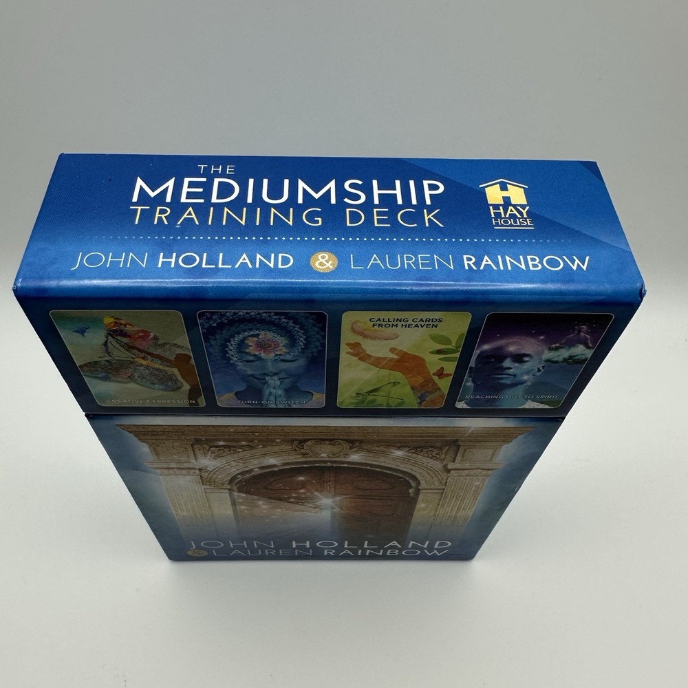 Mediumship Training Cards Deck by John Holland & Lauren Rainbow with guidebook