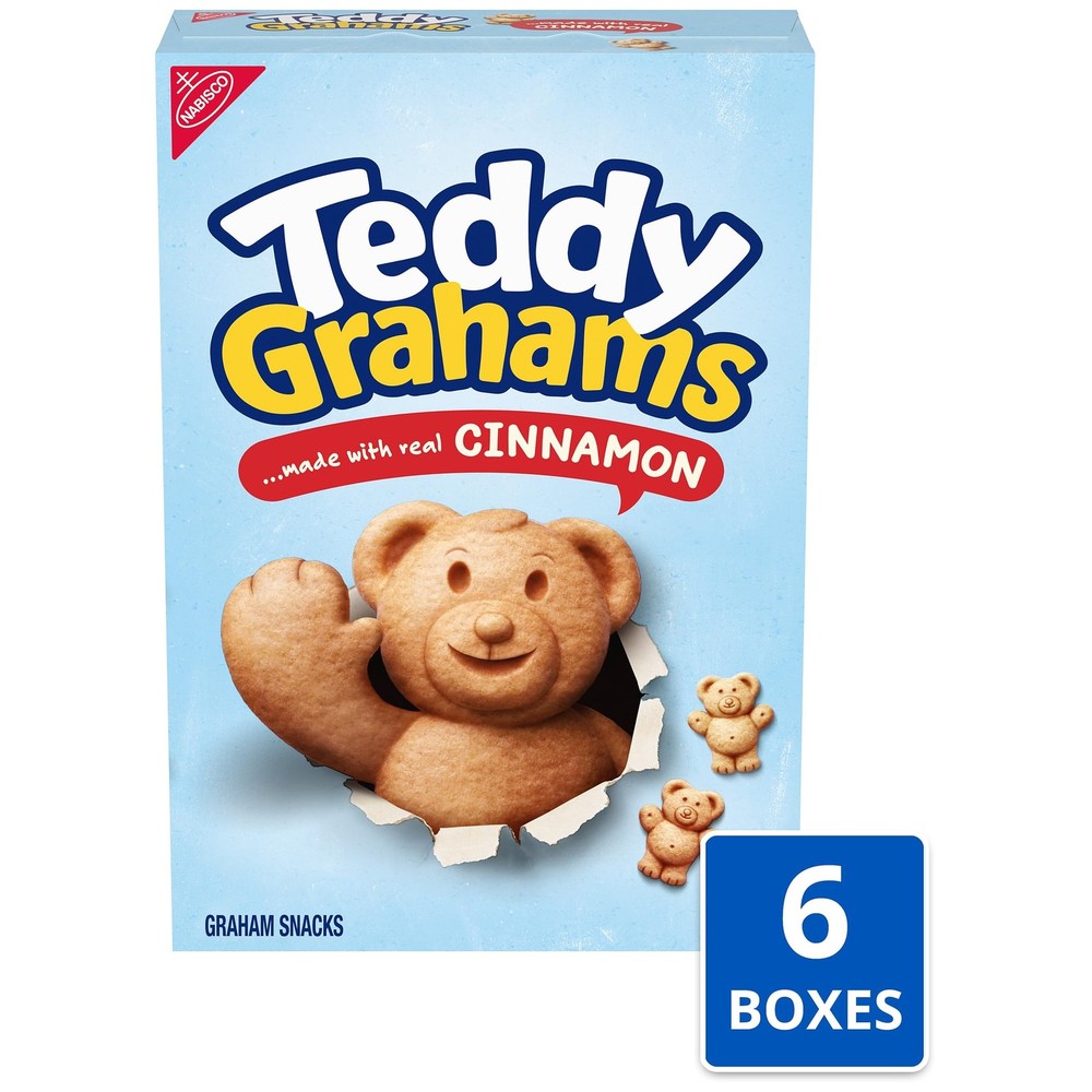 Cinnamon Graham Snacks, Bulk Kids Snacks, 6 - 10 oz Boxes