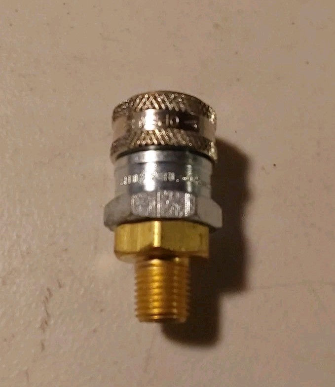 Hansen 2-RL Series Pneumatic Quick Disconnect Socket, 1/4" Male NPT