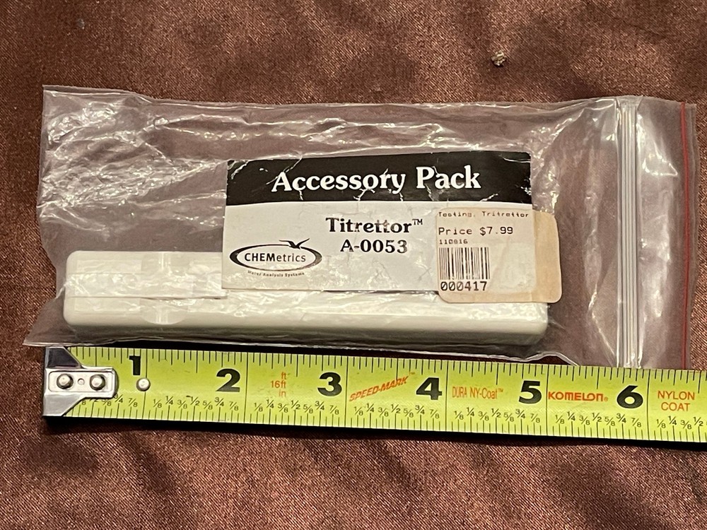 Chemetrics Testing Titrettor A-0053 Accessory Pack