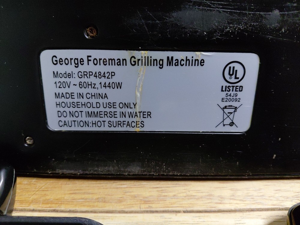 George Foreman Evolve Grill System Silver GRP4842P – Sear Timer, Clean, Tested