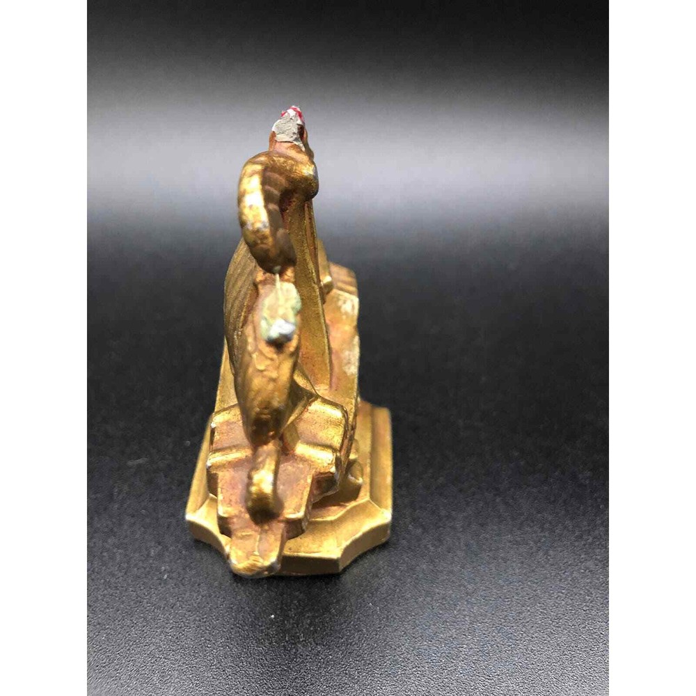 Small Miniature Cast Metal Sailing Ship