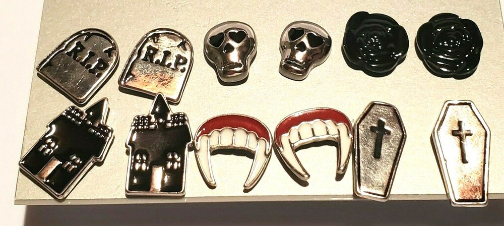 Halloween Post Earrings 6 Sets Gift Lux Fun