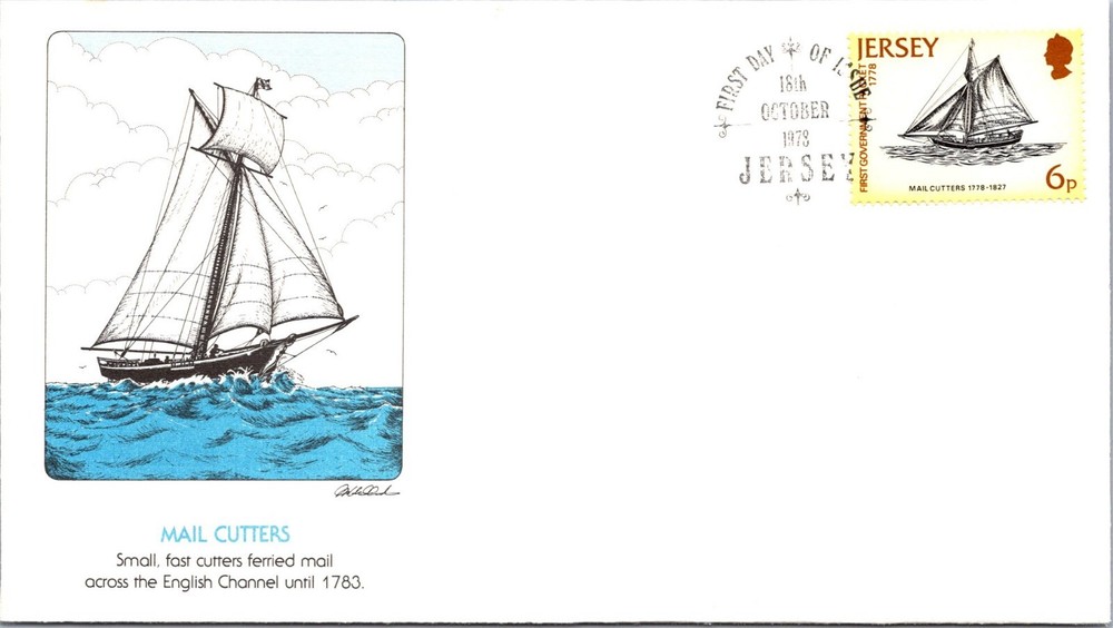 Jersey 1978 FDC - Mail Cutters - J8837