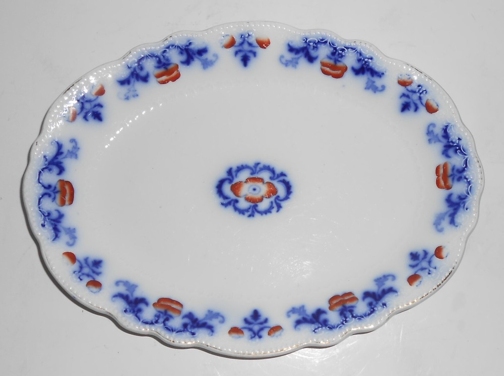 VINTAGE Grindley Flow Blue Countess Small Platter