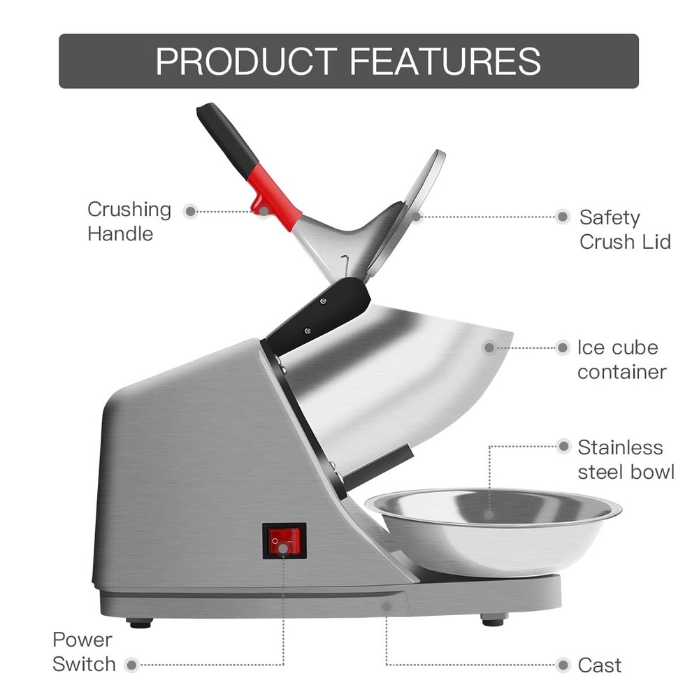 Snow Cone Machine Ice Crusher