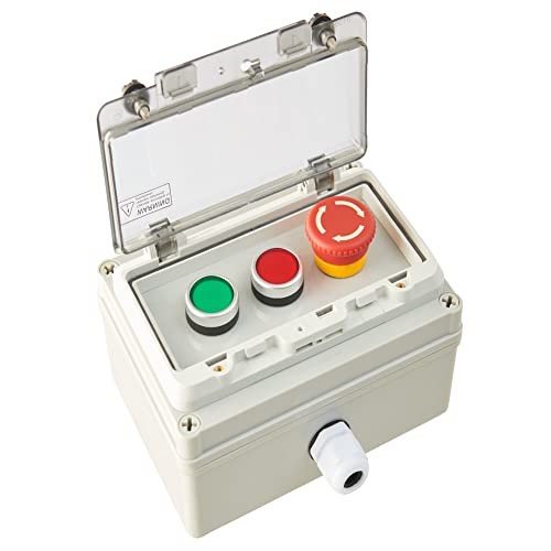 Push Button Box Start Stop Red/green instantaneous emergency stop switch box