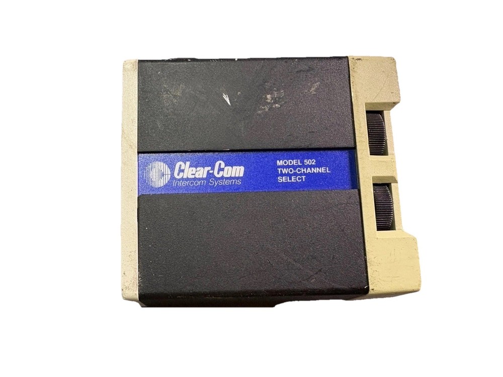 Clear-Com Intercom Systems Model 502 Two-Channel Select Beltpack
