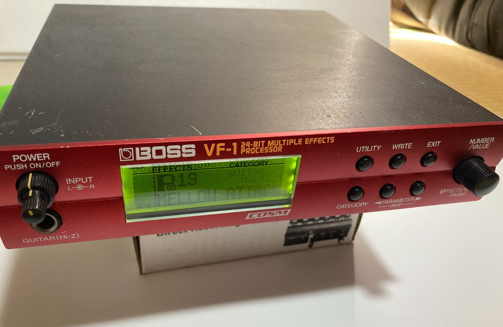 Boss VF-1 VF1 24-Bit Digital Effects Processor Tested Work from Japan
