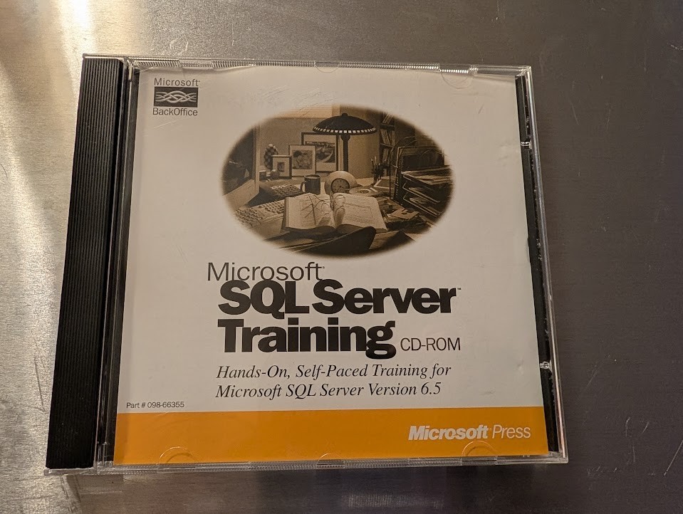Microsoft SQL Server 6.5 Training CD-ROM – BackOffice – Microsoft Press (1996)