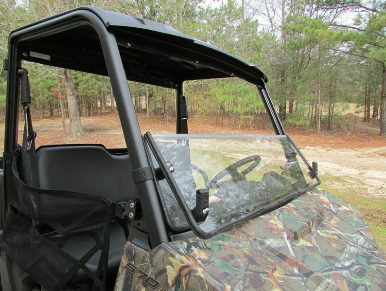 Seizmik Versa Folding Fold Uncoated Poly Full Windshield Ranger Mid Size 10-19