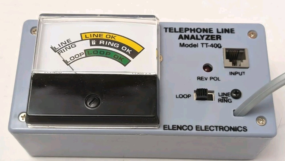 ELENCO model TT-400 TELEPHONE LINE ANALYZER BOX