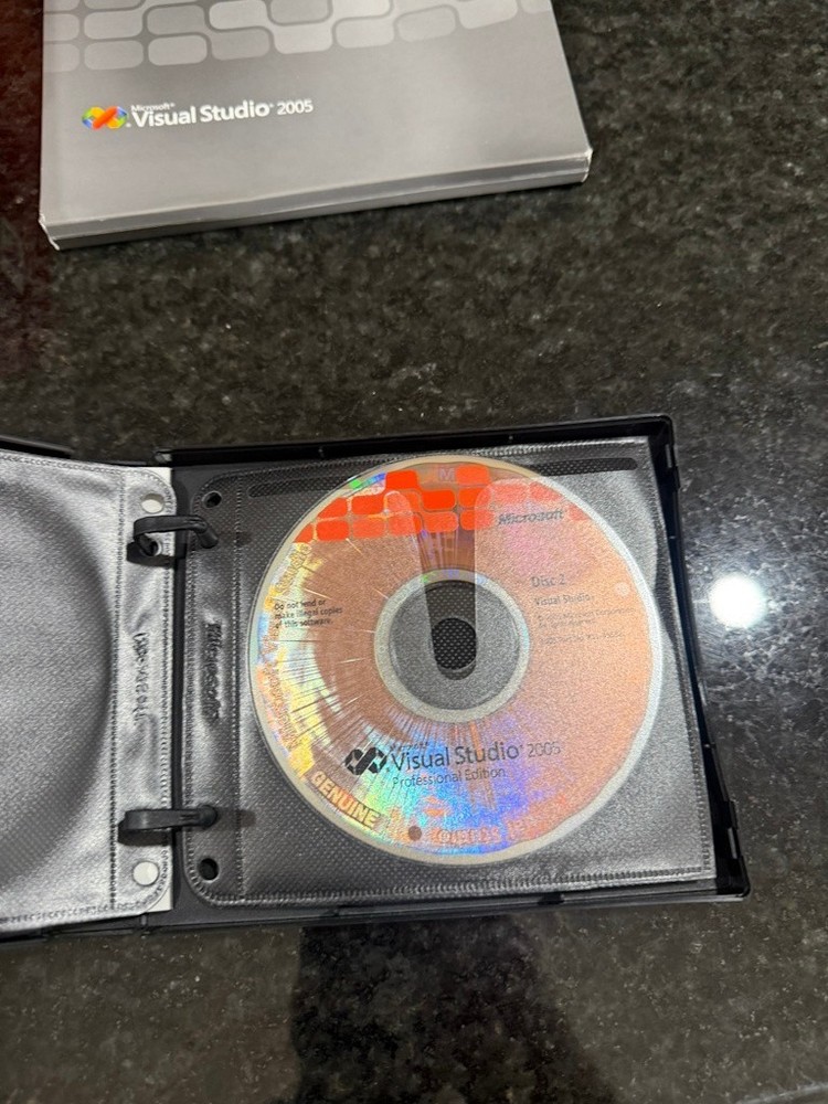 Microsoft Visual Studio 2005 Professional Pro c5e-00001 w/ License keys