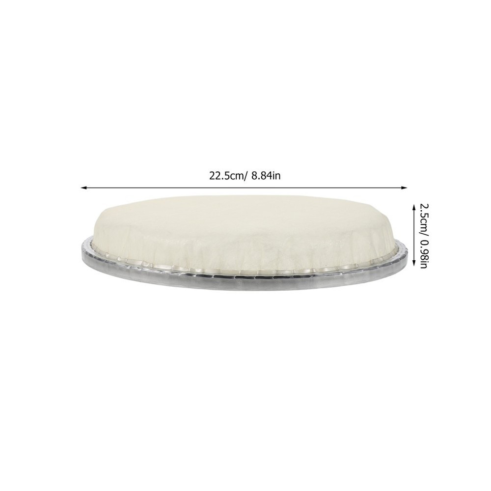 African Hand Drum Head 8 Inch - Percussion Replacement Djembe Drum Head Skin -