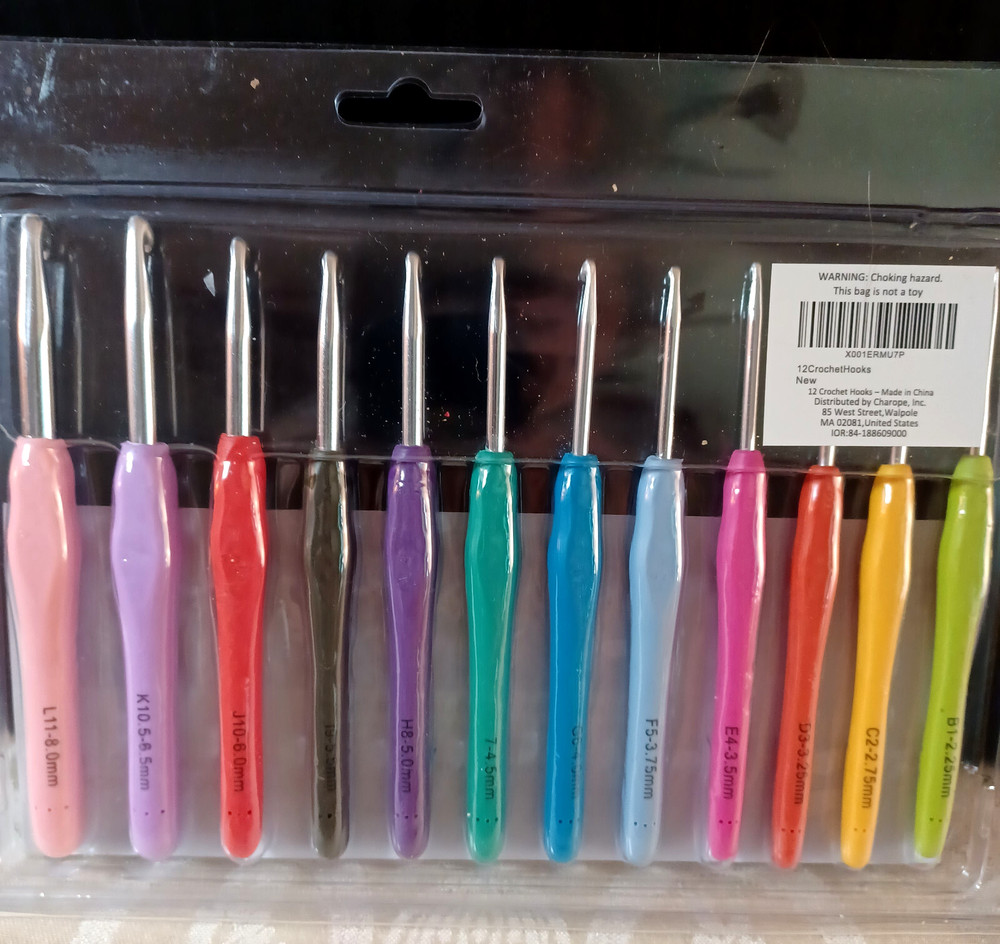 Crochet Hooks Kit 12 Extra Long Multiple Sizes Be Craftee