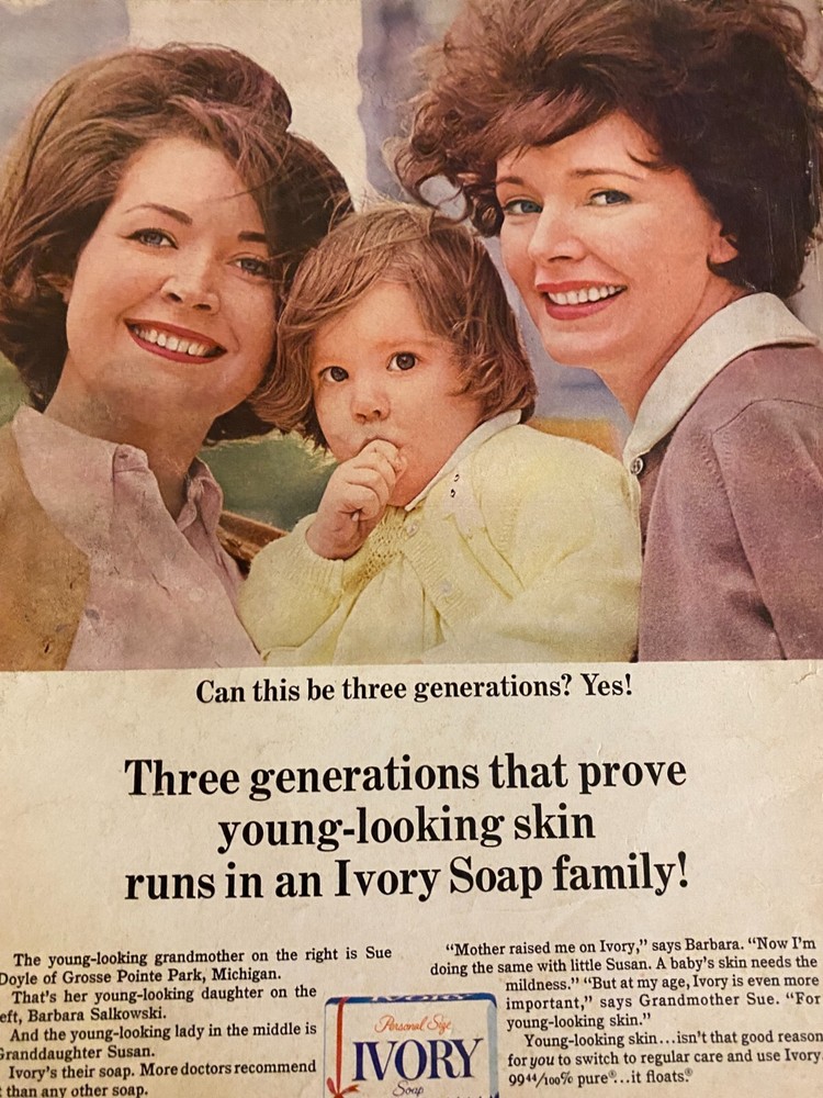 Ivory Soap, Full Page Vintage Print Ad