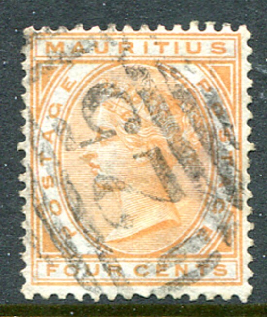 MAURITIUS: (19336) Rose Hill “25” numeral postmark/cancel