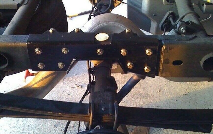 1973-87 Chevy GMC C10 C20 Frame Support C-Notch & 5" Drop Flip Lowering Kit