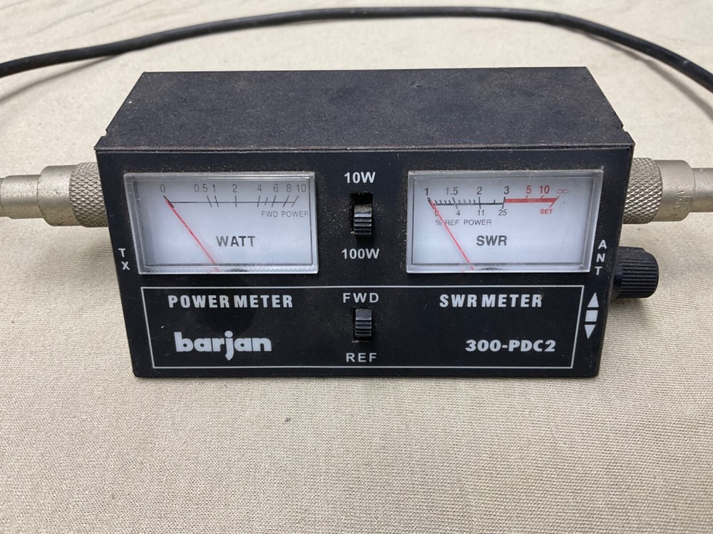 BARJAN POWER METER/SWR METER (MODEL 300-PDC2)