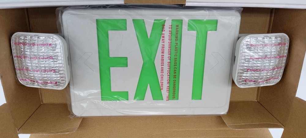 Lumination LEC LED Combination Exit and Emergency Sign