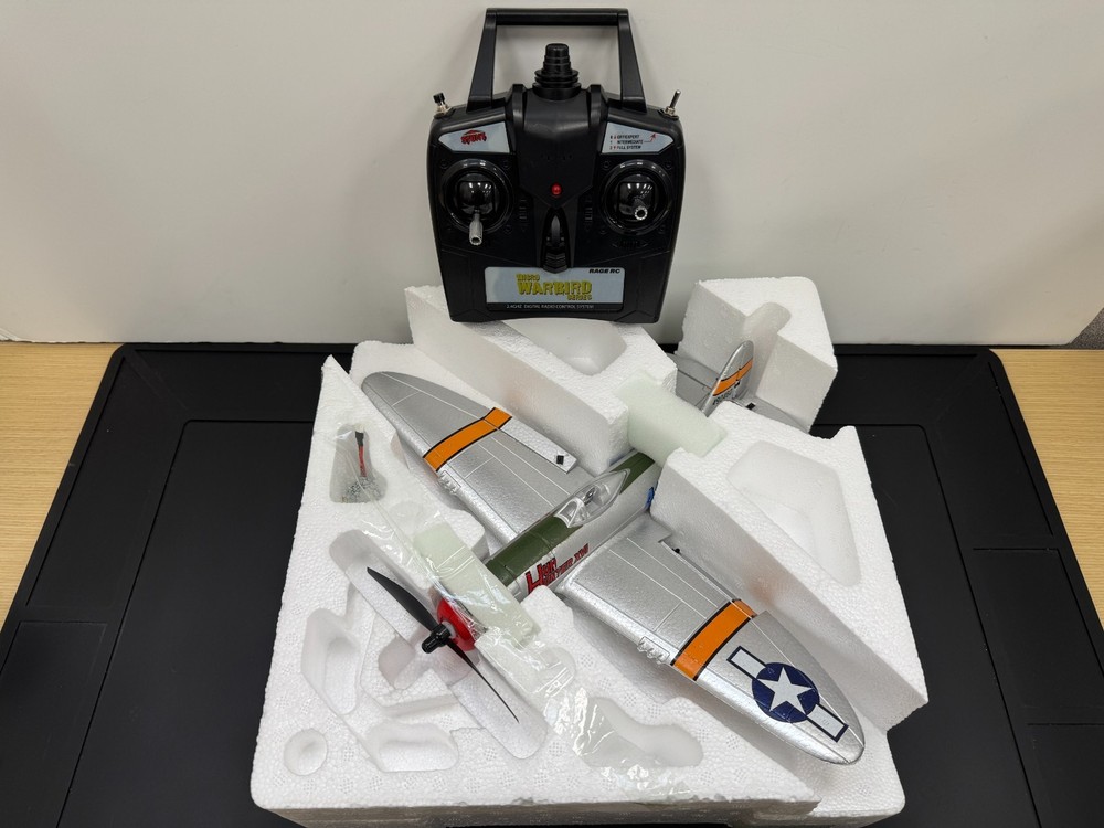 RGRA1307 P-47 Thunderbolt Micro RTF Airplane Open package, and Fixed