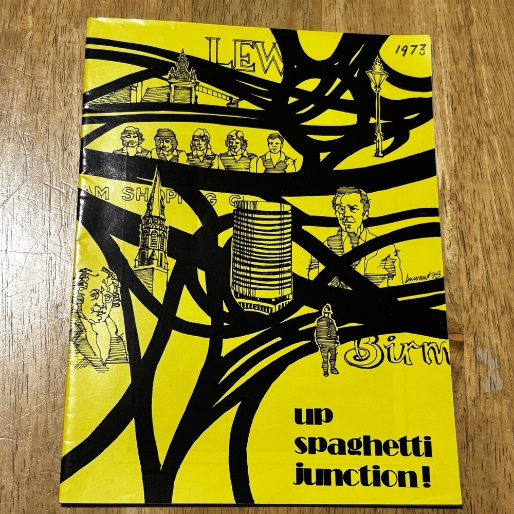 Up Spaghetti Junction Programme 1973 Birmingham Repertory Malcolm Totten