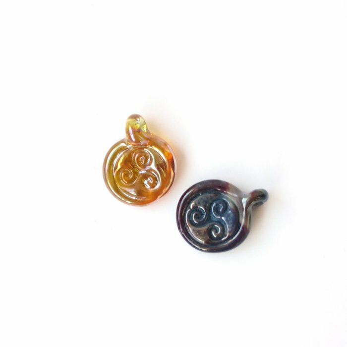 Lampwork Tool - Triskelion Stamp for Glass Beads Making