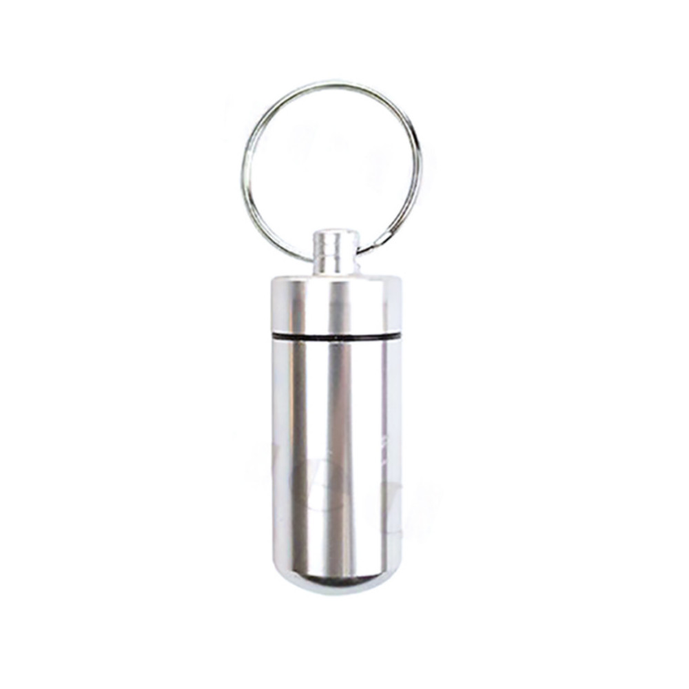 5Pcs Multifunction Pill Case Outdoor Portable First Aid Container Bottle KeyRing