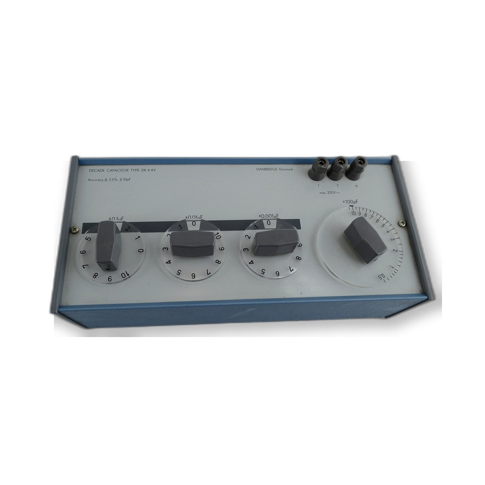 Danbridge DK 4 AV Decade Capacitor Precision Lab Instrument Tested
