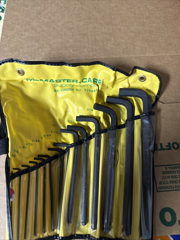 Mcmaster Carr 5709A15 Allen Wrenches