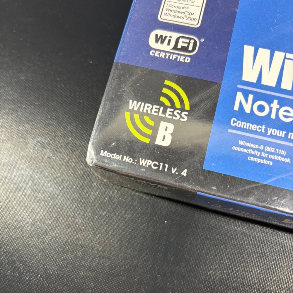 Linksys Wireless-B Notebook Adapter Model WPC11 Version 4 New Sealed