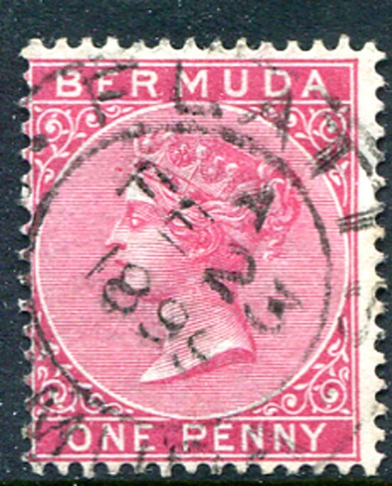 BERMUDA: (14300) FLATTA POSTMARK/QV CANCEL 1899