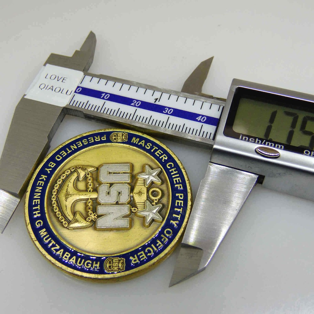 USN MASTER CHIEF PETTY OFFICER CHALLENGE COIN