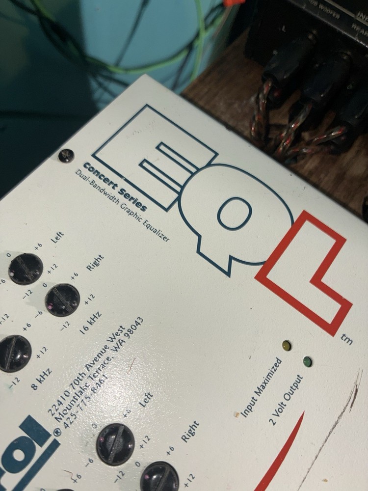 AudioControl EQL 2-Channel Trunk Mount Equalizer - White