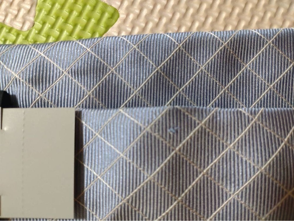 altea Milano light blue diamond pattern tie
