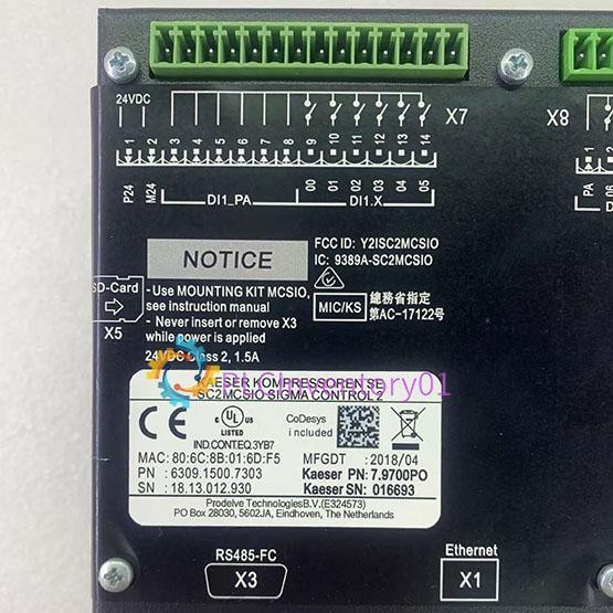 1 Pc. New 7.9700P0 Control Panel for Kaeser SIGMA CONTROL 2 Compressor OEM